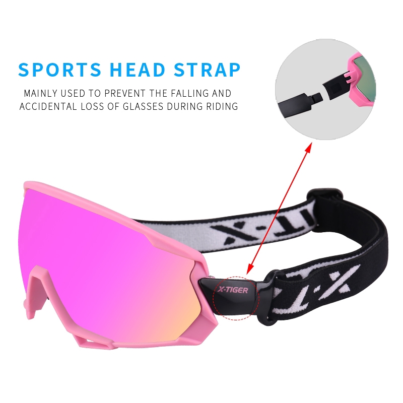 Kính bảo hộ X-TIGER dành cho nam và nữ dùng đạp xe / đi moto hỗ trợ nhìn đêm