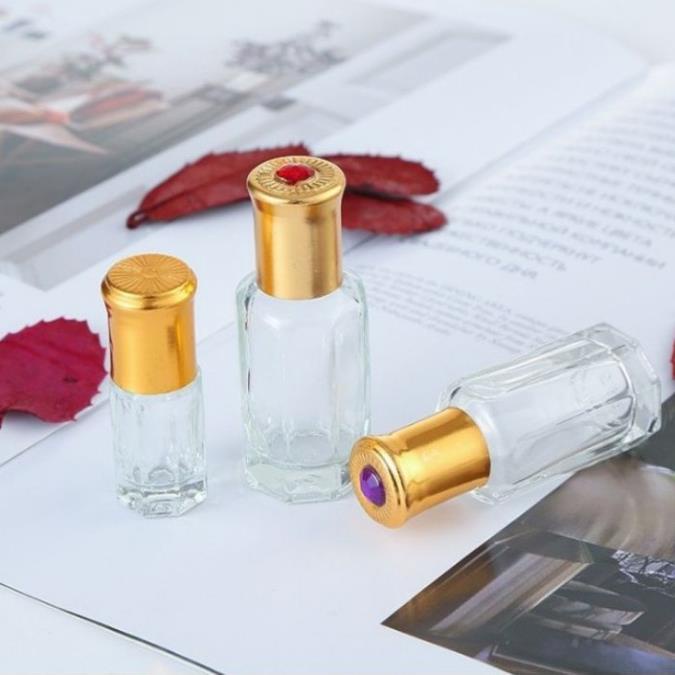 Lọ Chiết Nước Hoa ❤ GIÁ TỐT NHẤT ❤ [3ml,6ml] Vỏ Lọ chiết nước hoa Dubai bi lăn Ruby rỗng đựng dầu thơm .