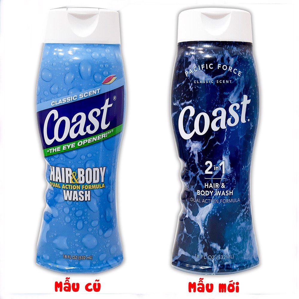 Sữa Tắm Gội COAST chai 946ml