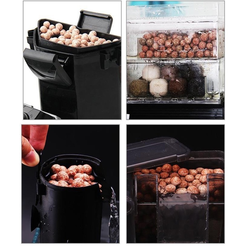Bộ Lọc Sinh Học Bằng Bọt Biển Siêu Yên Tĩnh 3 Kích Cỡ Cho Bể Cá / Tôm