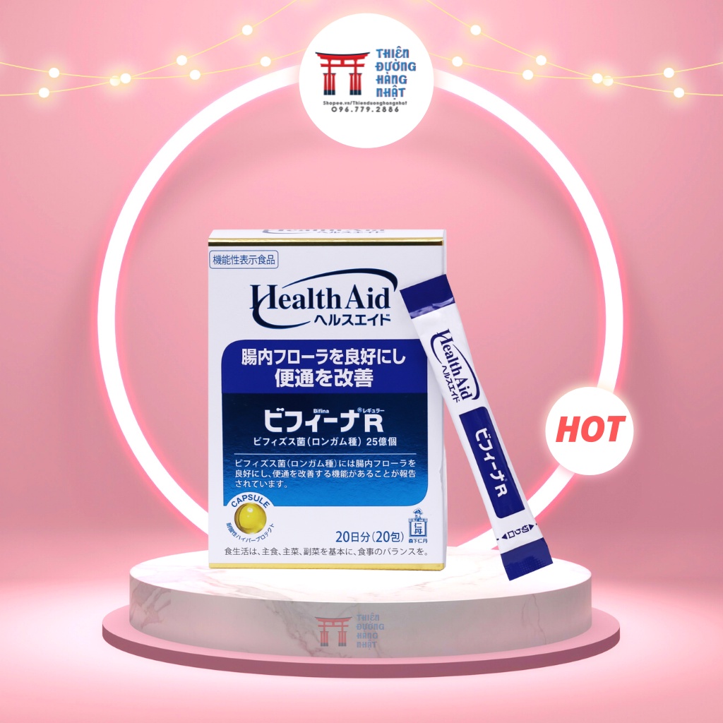 Men vi sinh hỗ trợ tiêu hóa BIFINA hộp 20 gói Nhật Bản