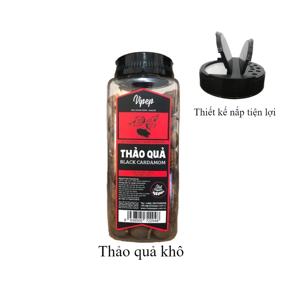 Thảo Quả Vipep 350g - Black Cardamom Vipep 350g