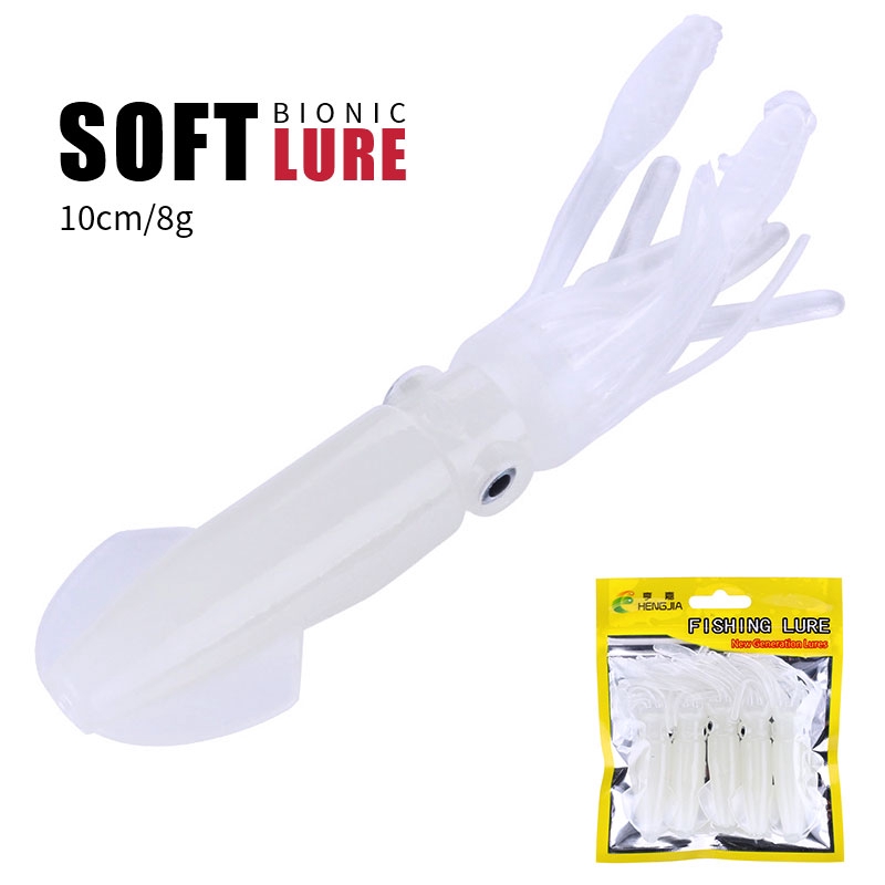 Bộ 5 mồi câu giả hình mực phát sáng trong bóng tối
