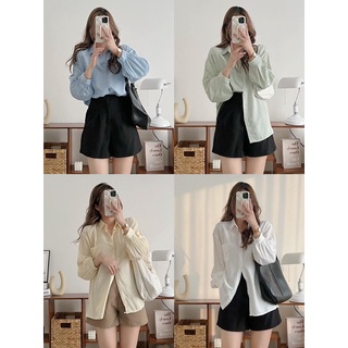 Áo sơ mi lụa mềm mịn mát