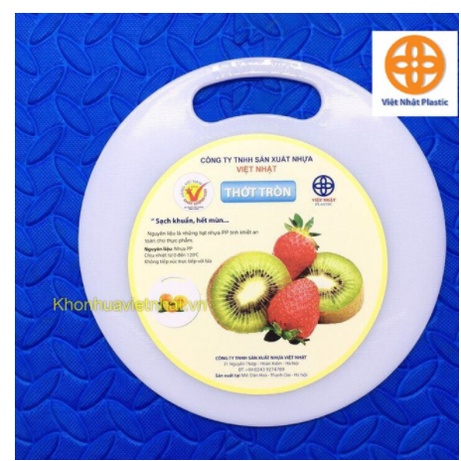 Thớt nhựa tròn Việt Nhật 3 size kháng khuẩn bền đẹp (MS:5800/5801/5802)