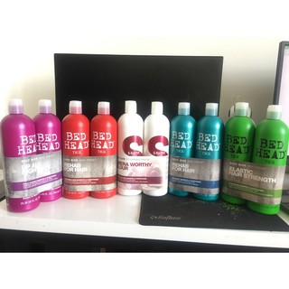 Cặp Dầu Gội -Xả  Bed Head Tigi Đỏ- Xanh- Hồng- Xanh lá - Trắng - hàng Mỹ
