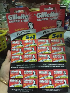 Combo 5 hộp lưỡi lam Gillette 47k