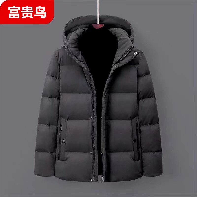 Người đàn ông trung niên và cao tuổi giản dị áo khoác dày của người đàn ông cha áo khoác mùa đông ngắn người cha trung n