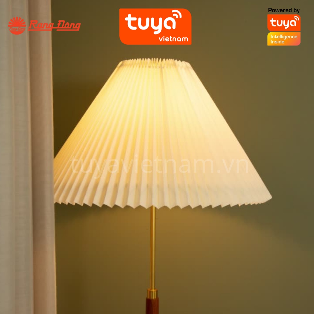 Bóng Đèn Thông Minh Rạng Đông 9W Wifi - Đa Sắc 16 Triệu Màu, Điều Khiển Bằng Giọng Nói E27 BH 1 Năm