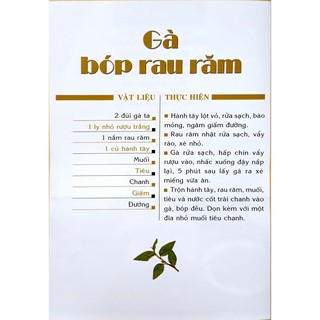 Sách Món Ăn Được Nhiều Người Yêu Thích Món Ăn Dân Dã (Quỳnh Chi)