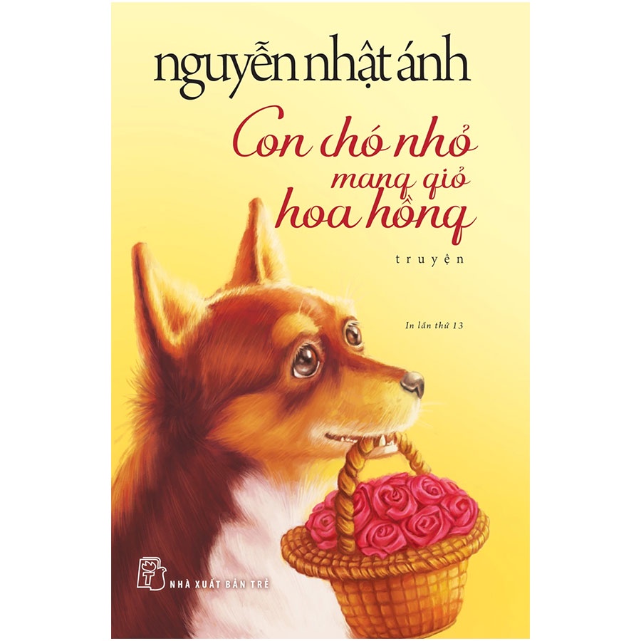 Notebook Con chó mang giỏ hoa hồng nguyên seal