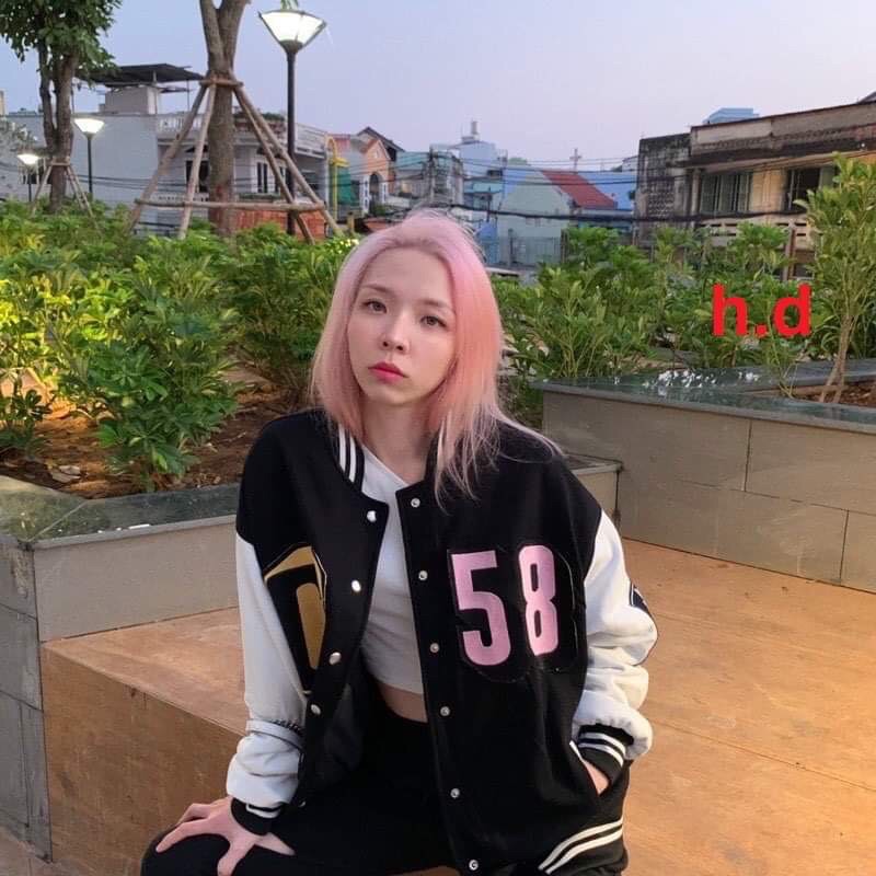 áo khoác gió dù bomber 1 lớp phối tay trắng số 53 | BigBuy360 - bigbuy360.vn