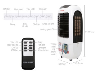 Quạt điều hoà Sunhouse SHD7730