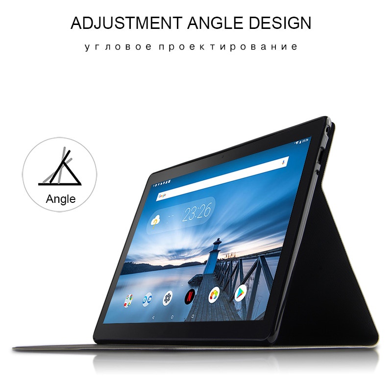 Ốp máy tính bảng da PU cho Lenovo Tab M10 FHD Plus TB-X606F TB-X606X X606 10.3" 2020