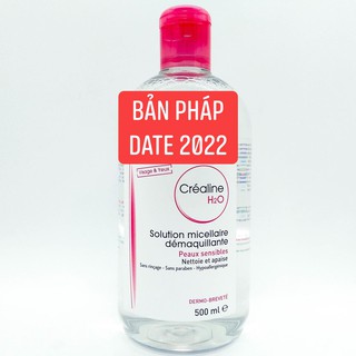NƯỚC TẨY TRANG BIODERMA 500ML NẮP THƯỜNG NỘI ĐỊA PHÁP CREALINE (ORDER CÓ BILL ĐẦY ĐỦ)