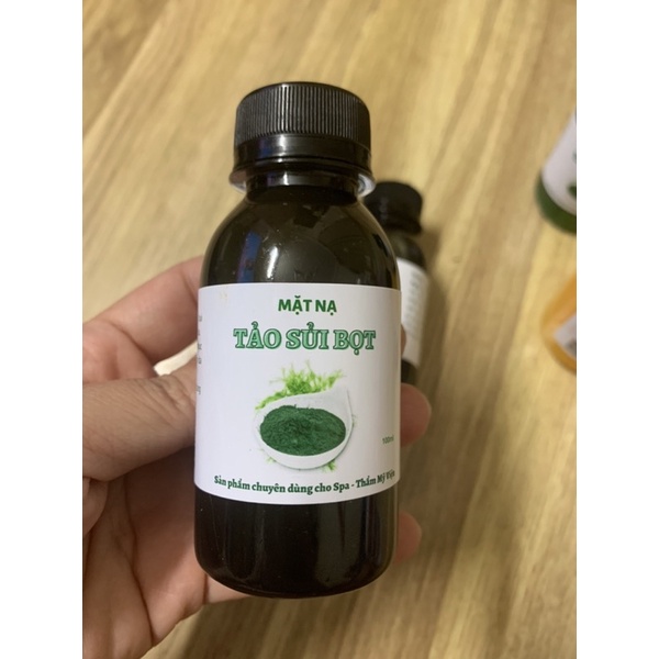 mặt nạ tảo sủi bọt thải độc tố cho da đóng chai 100ml