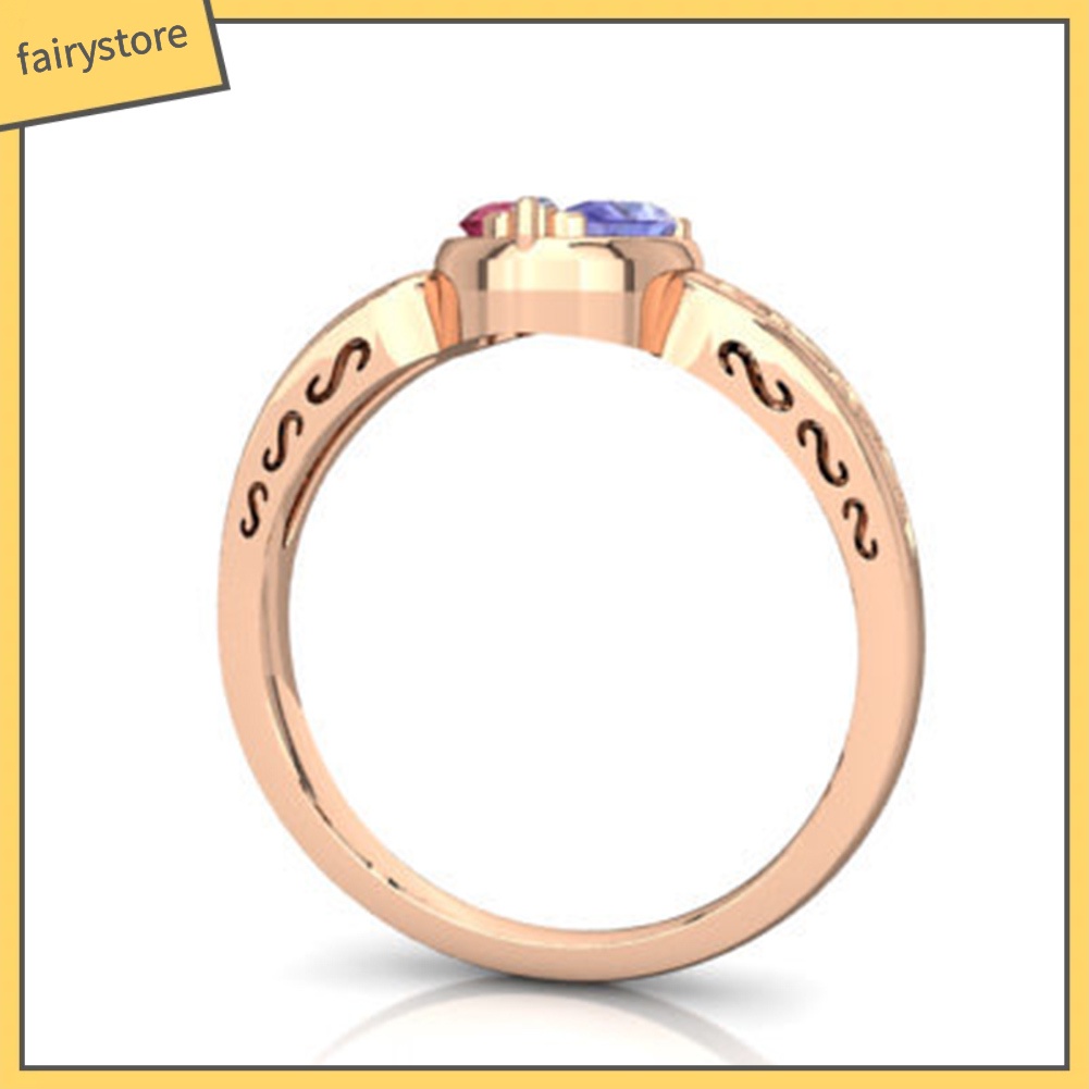 Nhẫn Cưới Đính Đá Hình Trái Tim