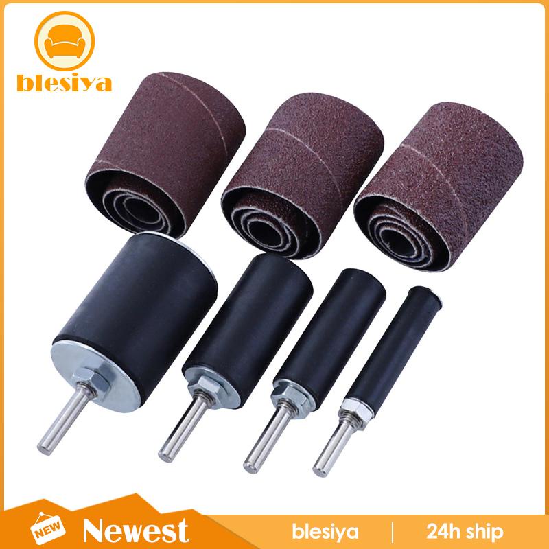 [Blsiya] Giấy Nhám Giấy Nhám Cuộn Tròn Trục Kim Loại Thiết Bị Làm Việc