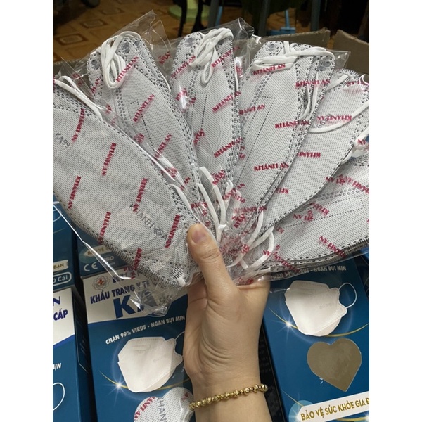 Khẩu Trang 3d, Kf94 Khánh An. Hộp 30 cái