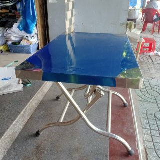 Bàn inox duy phương,kt 50x80,cao 55