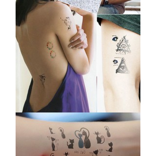 Set 60 hình xăm dán Maycreate