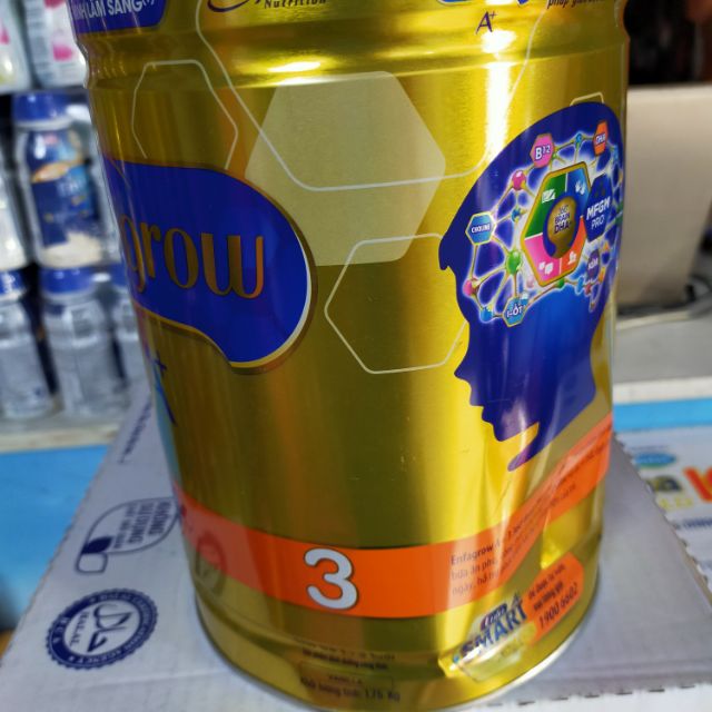 Sữa bột enfa grow 3 lon 1,750g- hàng bị móp ngoài võ lon không ảnh hưởng gì tới sửa bên trong trong