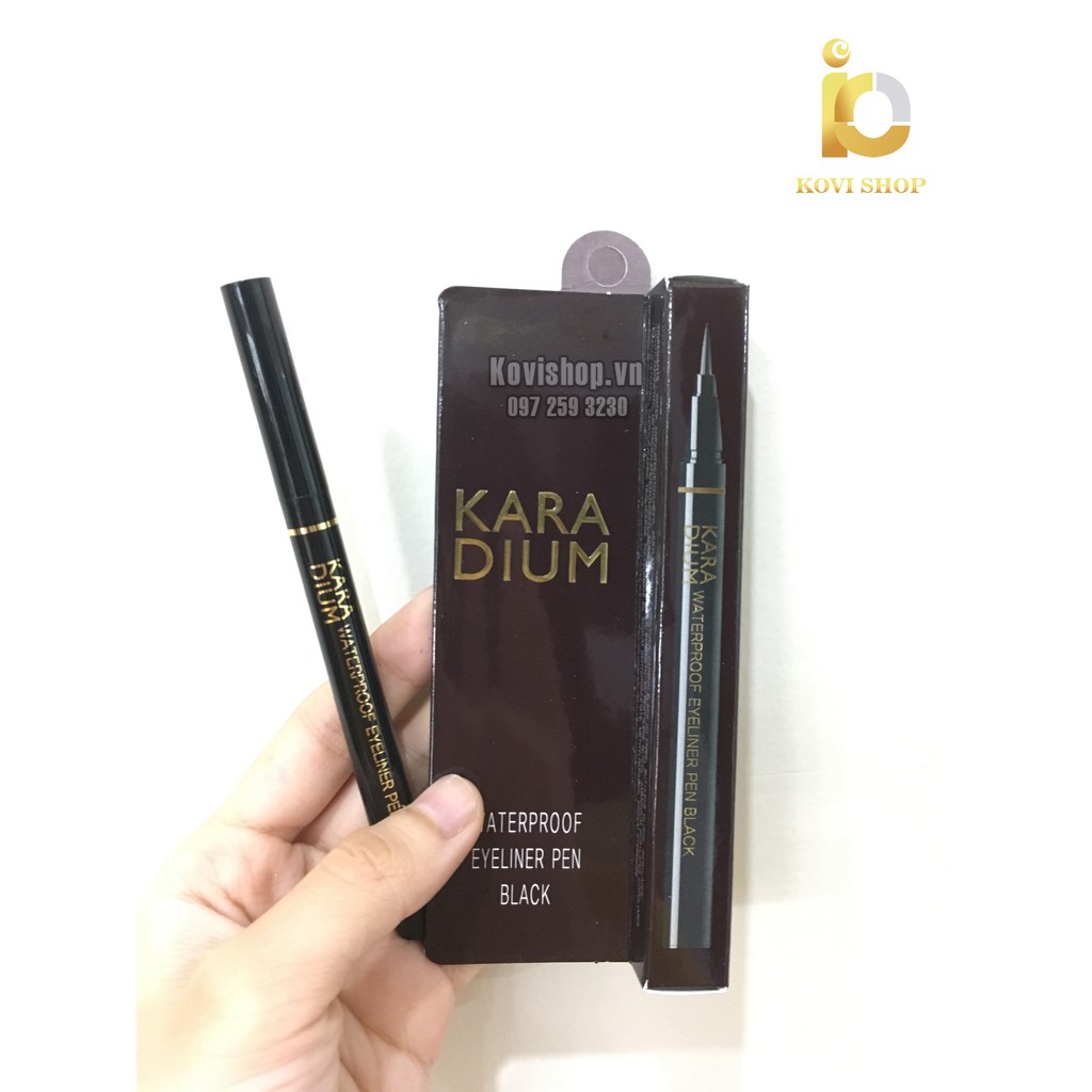 BÚT KẺ MẮT NƯỚC KARADIUM EYELINER PEN BLACK CHÍNH HÃNG