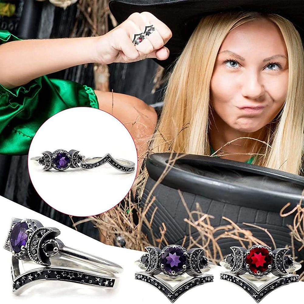 LANSEL Triple Moon Ring Fashion Jewelry Party Accessories for Women Men|Wedding