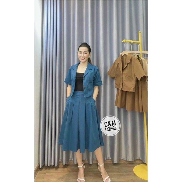 SÉT VEST NỮ CHÂN VÁY 3 MÓN DỰ TIỆC KẾT HỢP CÔNG SỞ CỰC XINH CHO QUÝ NÀNG CHẤT LIỆU TUYẾT MƯA TT HHP