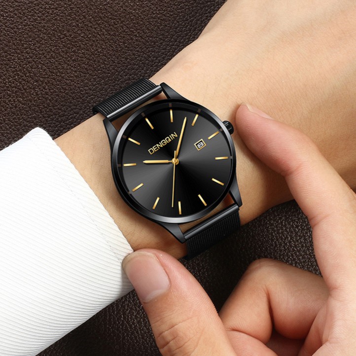 (DOANH NHÂN) Đồng Hồ Nam DENGQIN JAPAN Chính Hãng Dây Thép Mành Cao Cấp_Full Box - Classic | BigBuy360 - bigbuy360.vn