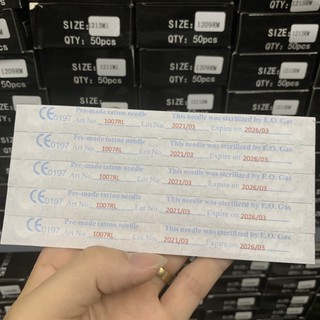 Kim xăm liner 7rl tráng bạc