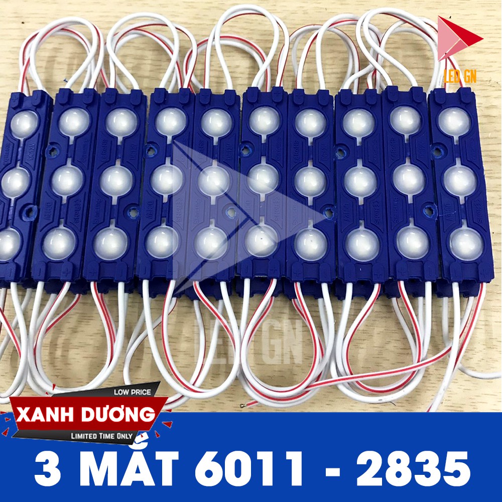 LED Hắt 3 Bóng 6011 1.5W - Chống Nước - Chip LED 2835 [ Vỉ 20 thanh ]