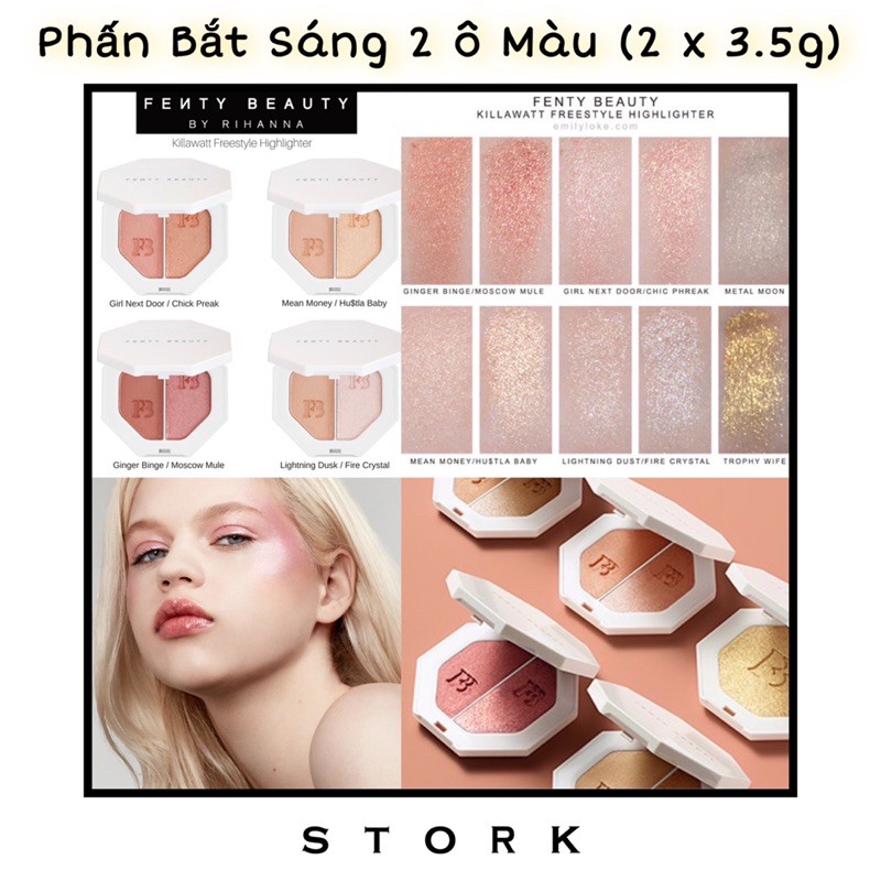 Có bill🇺🇸 Phấn Bắt Sáng FENTY BEAUTY BY RIHANNA Killawatt Freestyle Highlighter