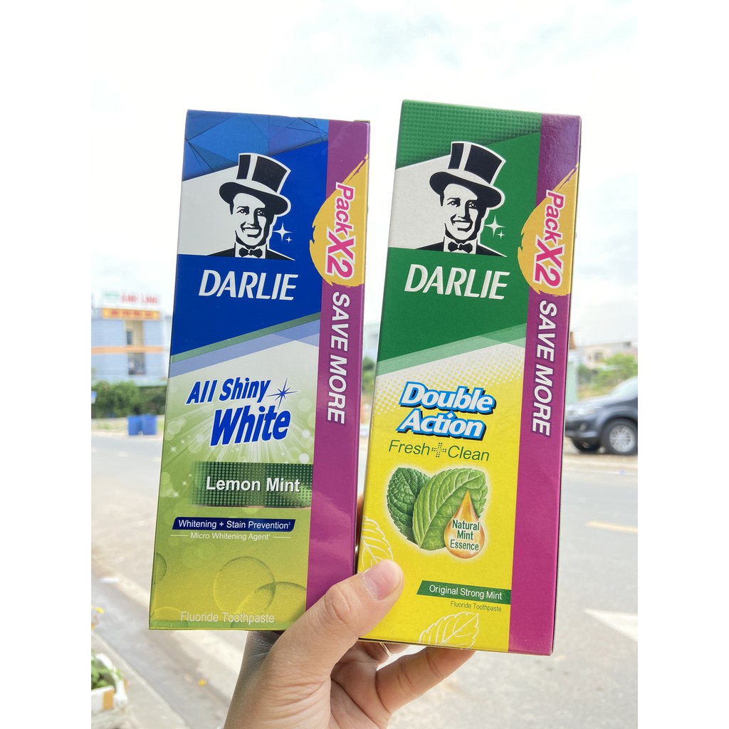 -Hàng bao chuẩn- Kem đánh răng ông tây già Thái Lan Darline