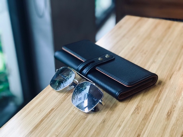 Ví Nữ Cầm Tay Handmade Da Thật Cao Cấp