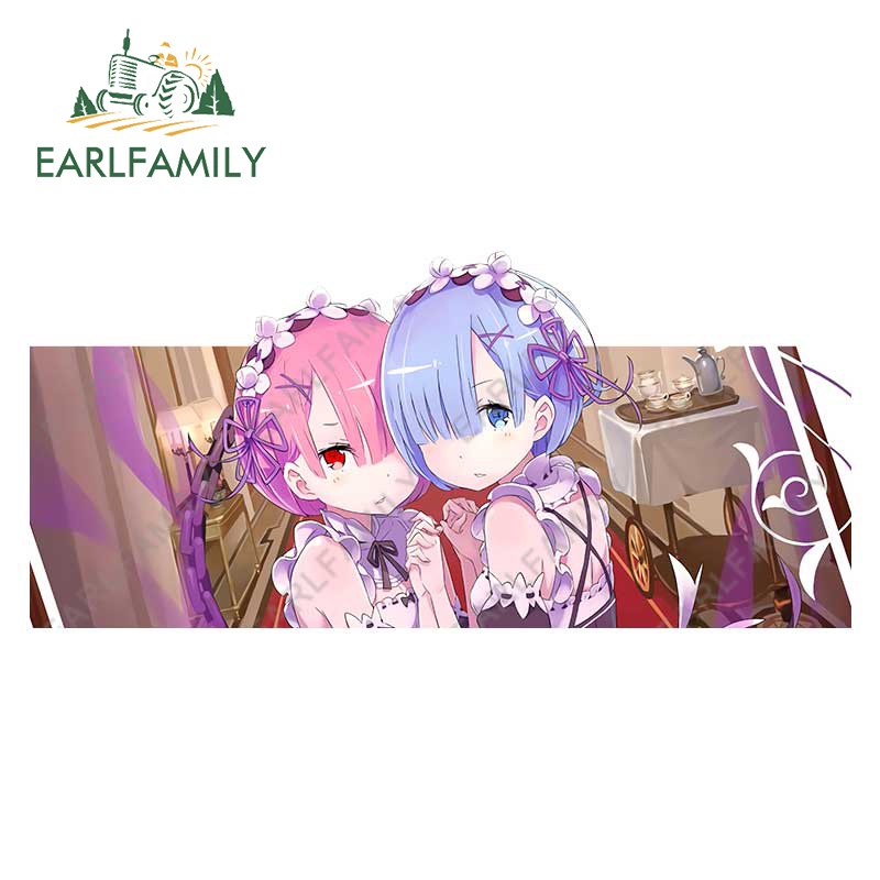 Đề Can Dán Trang Trí Thân Xe Hơi / Xe Máy Họa Tiết Hoạt Hình rem slap anime Vui Nhộn Kích Thước 13Cmx6Cm