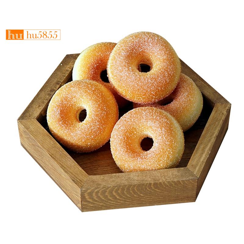 Bánh Donut Đồ Chơi Giả Mềm Mại Dùng Làm Đạo Cụ Chụp Ảnh Cho Bé
