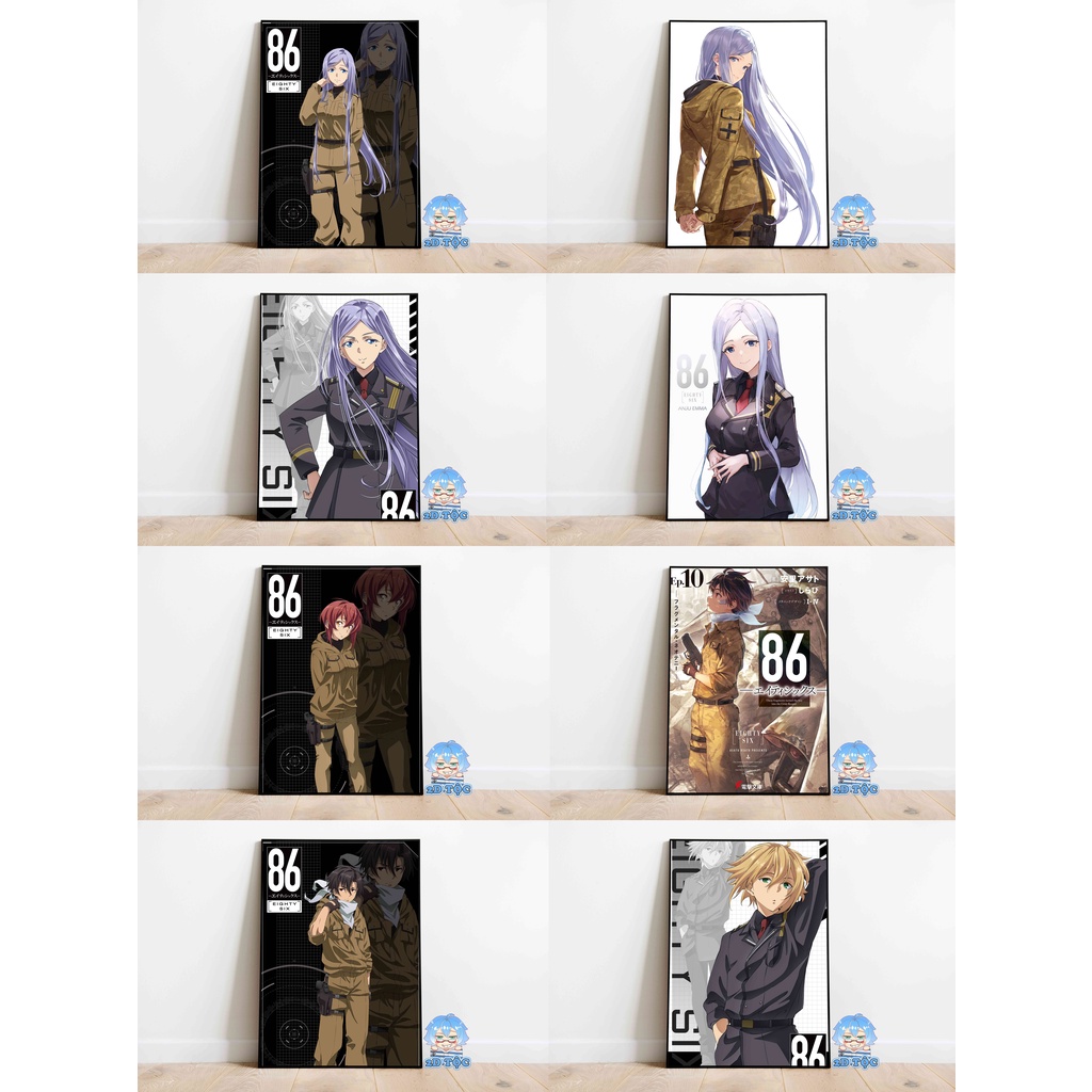 TRANH POSTER A3 DÁN TƯỜNG ANIME MANGA LIGHT NOVEL 86 EIGHTY SIX (7) - 2D TỘC SHOP