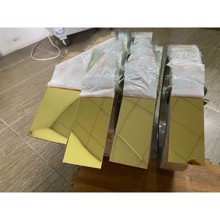 Nẹp trang trí LA cuộn inox Vàng Gương