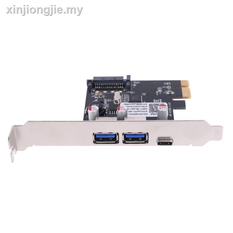 Bộ Chuyển Đổi Pcie Pci Express Sang Usb 3.1 Type-C 2 Cổng 3.0 Type-A Thẻ | BigBuy360 - bigbuy360.vn