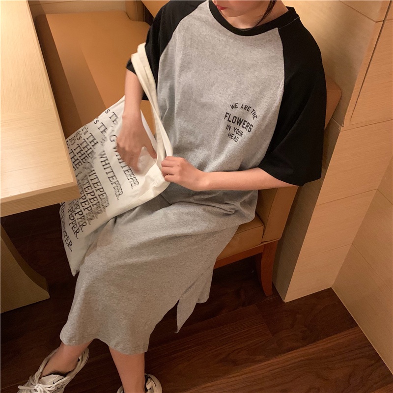 Đầm Perty vải thun cotton ngắn tay thời trang dành cho nữ