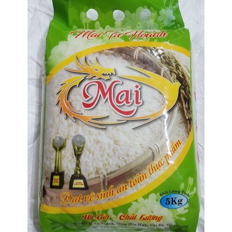 Gạo Mai Tư Hoảnh- Xanh- 5kg [ thơm - dẻo]