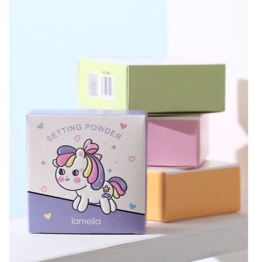 Phấn Phủ Kiềm Dầu Dạng Bột Lameila Angel Horse Setting Powder