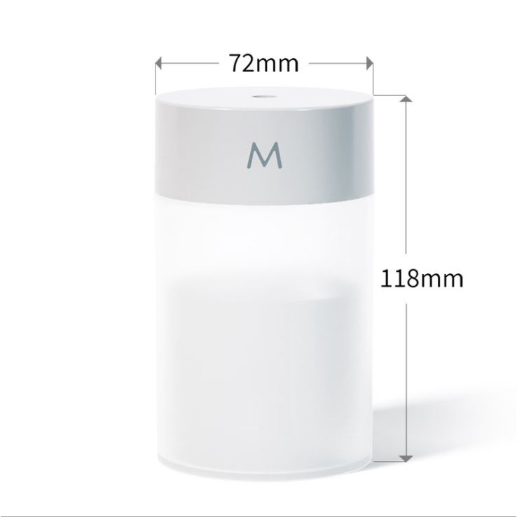 Máy phun sương tạo ẩm mini có chế độ đổi đèn trang trí và khếch tán tinh dầu - Movava