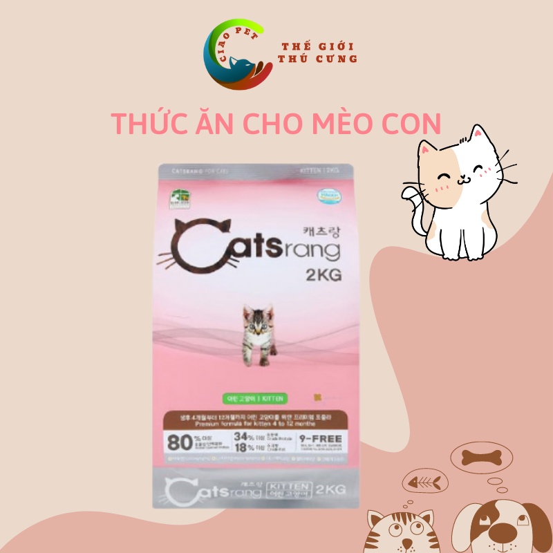 THỨC ĂN CHO MÈO CON, MÈO NHỎ - CATSRANG KITTEN - 1.5 KG