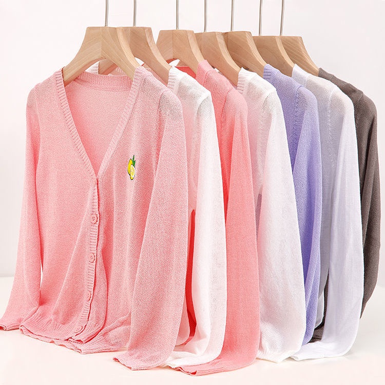 Áo Khoác Cardigan Chống Tia Cực Tím Thời Trang Cho Bé Gái 2022