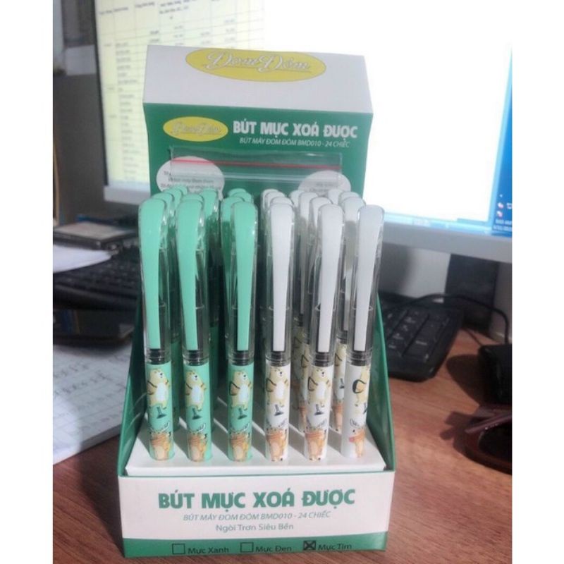 Bút Máy xóa được  Đom Đóm Ngòi  êm trơn