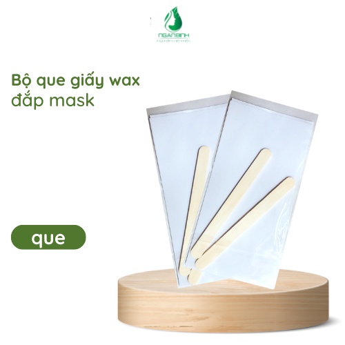 Combo giấy wax lông và que gạt