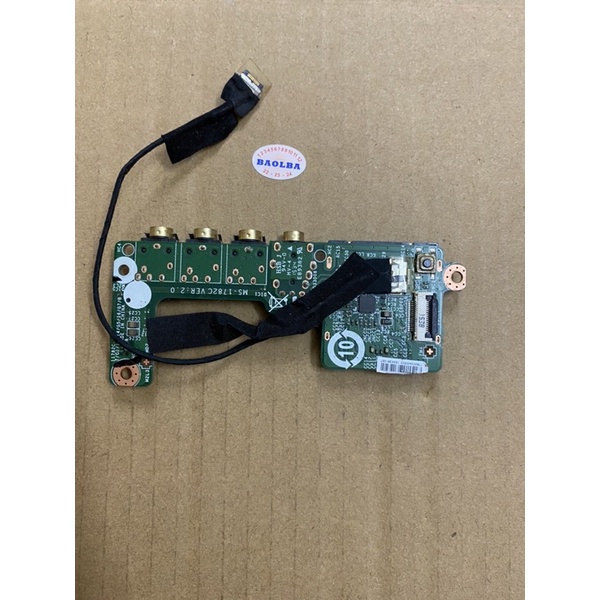 Board công tắc mở nguồn, Jack âm thanh và thẻ nhớ laptop MSI GT72 GT72S MS-1782C