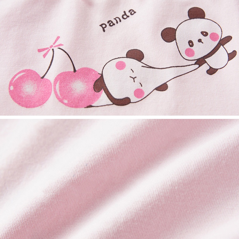 Bộ 5 Quần Lót Boxer Cotton In Họa Tiết Hoạt Hình Dễ Thương Cho Bé Gái Từ 3-12 Tuổi